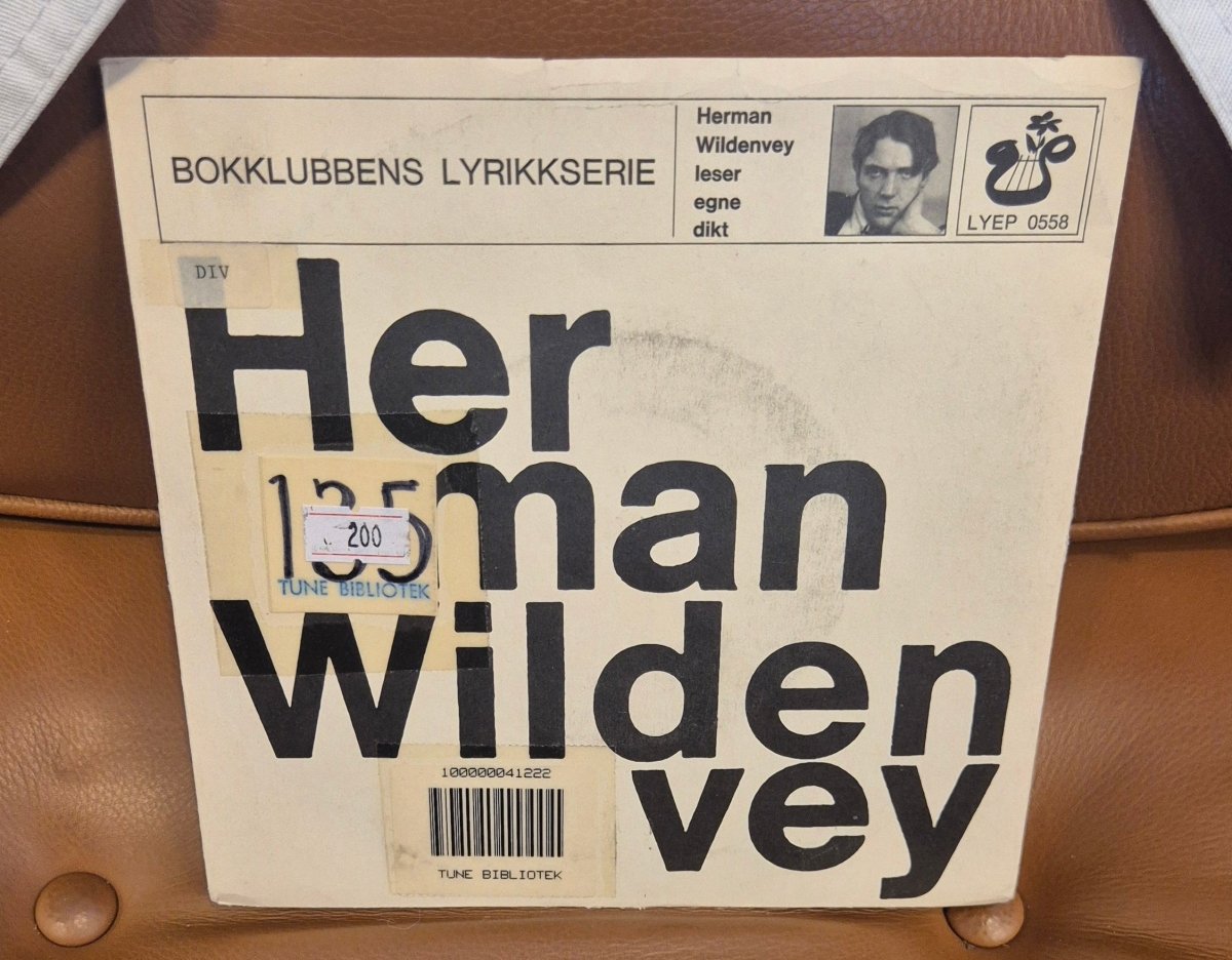 Herman Wildenvey - Leser Egne Dikt (7" Vinyl EP, 1965) - BØR BØRSONS BRUKTHANDEL