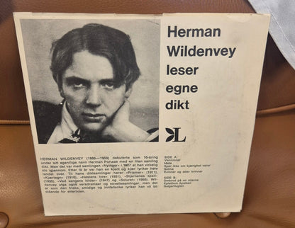 Herman Wildenvey - Leser Egne Dikt (7" Vinyl EP, 1965) - BØR BØRSONS BRUKTHANDEL
