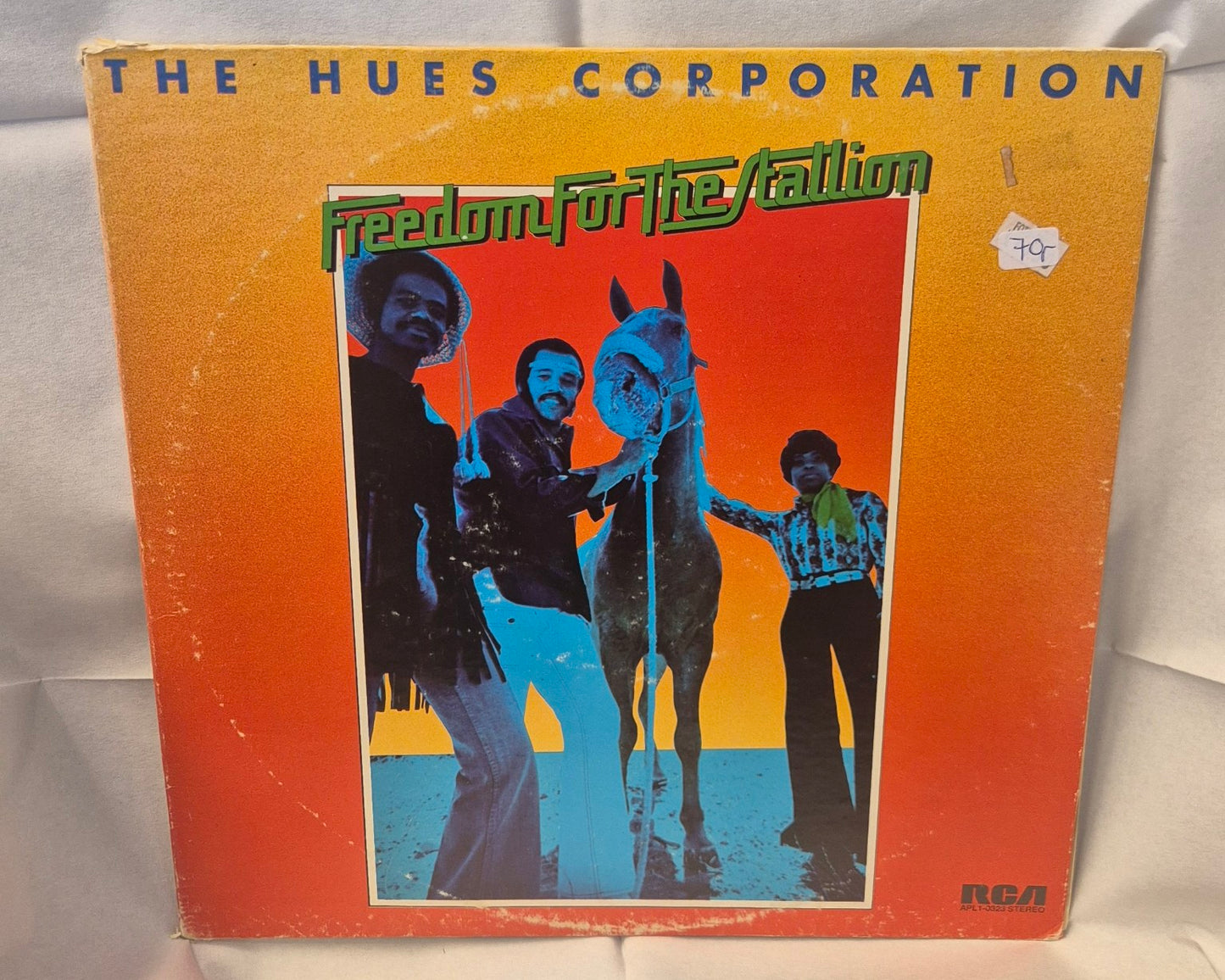 The Hues Corporation – Freedom for the Stallion LP, front cover