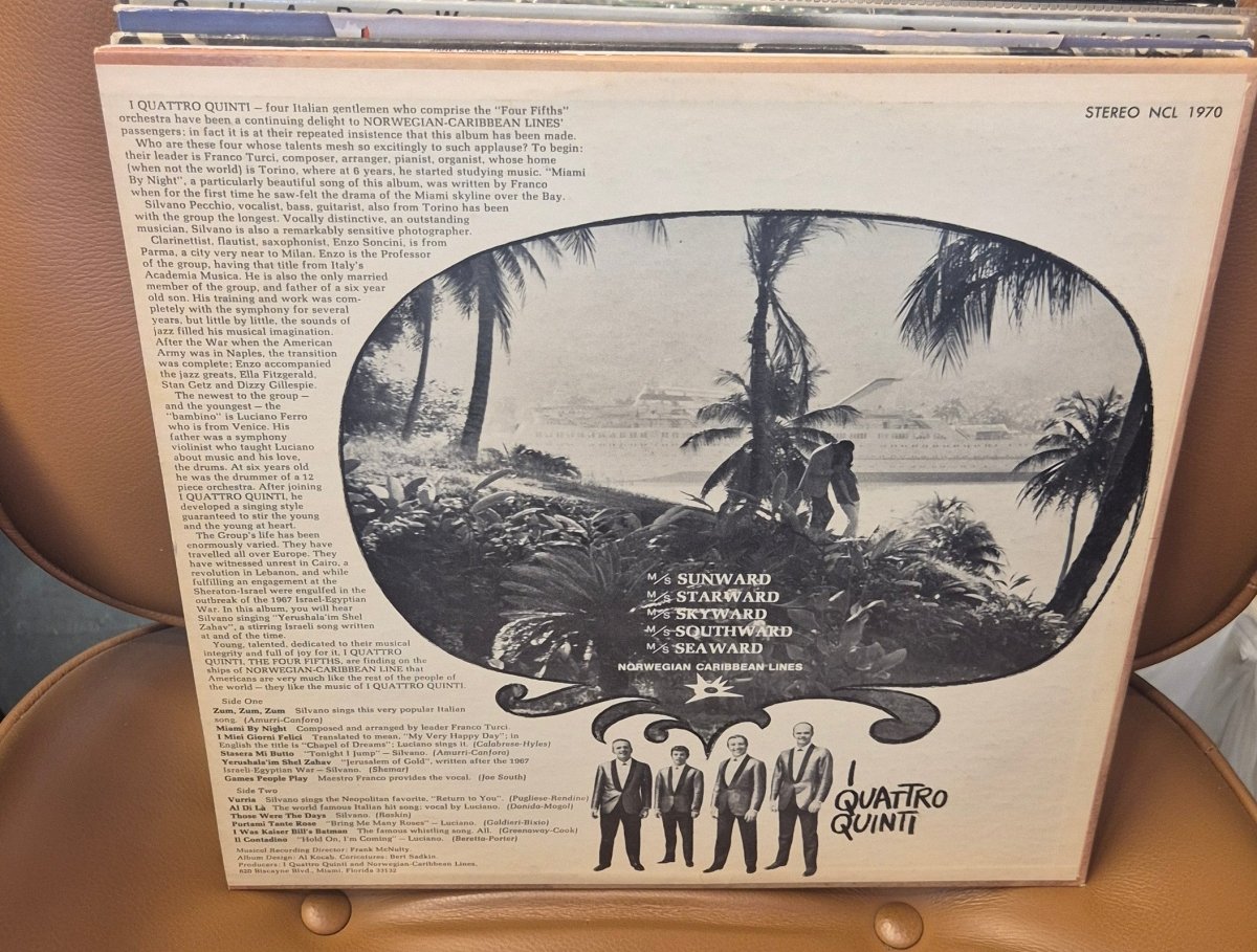 I Quattro Quinti - I Quattro Quinti (NCL 1970) - BØR BØRSONS BRUKTHANDEL