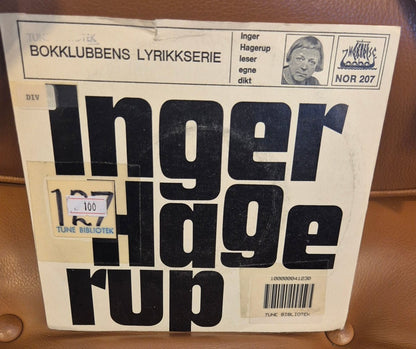 Inger Hagerup Leser Egne Dikt (7" Vinyl EP) - BØR BØRSONS BRUKTHANDEL