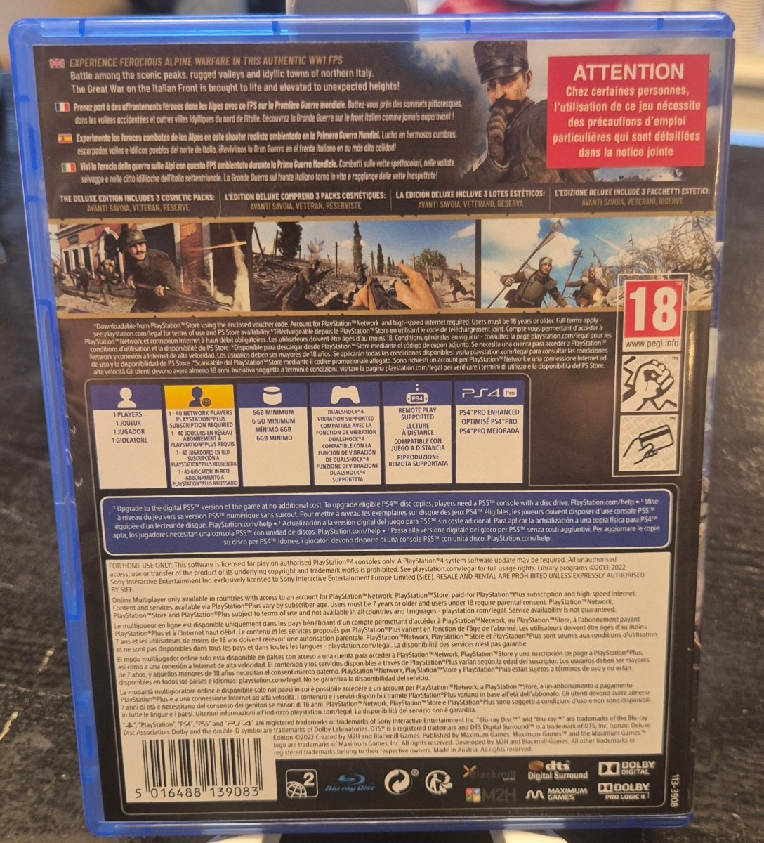 Isonzo Italian Front Deluxe Edition - BØR BØRSONS BRUKTHANDEL