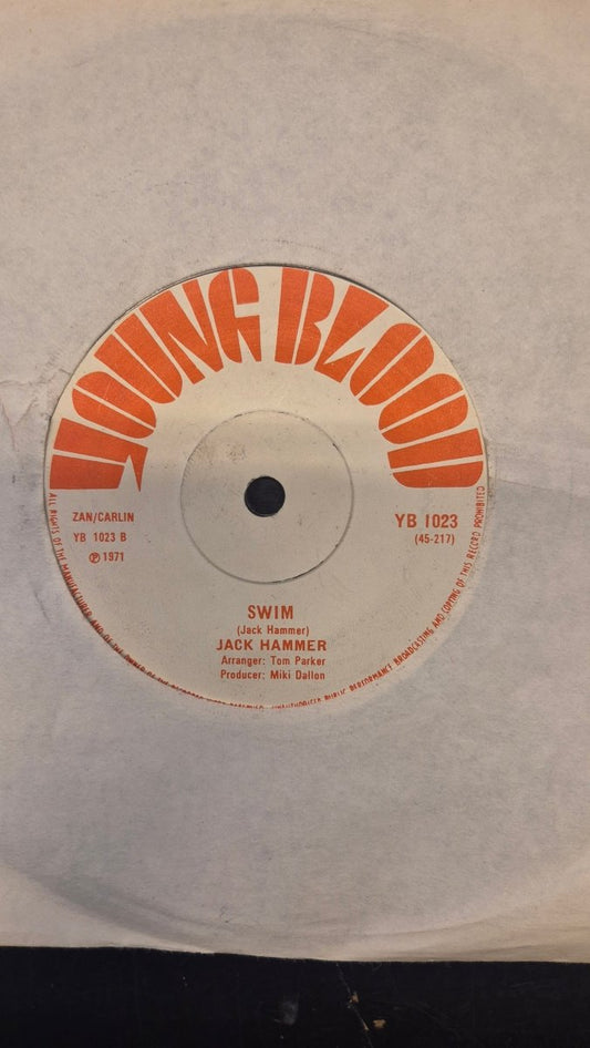 Jack Hammer – Colour Combination / Swim 7" Vinyl - BØR BØRSONS BRUKTHANDEL