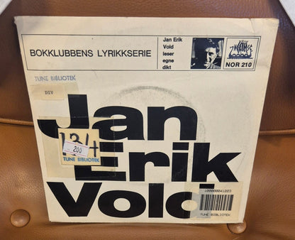 Jan Erik Vold - Jan Erik Vold Leser Egne Dikt (1970) - BØR BØRSONS BRUKTHANDEL
