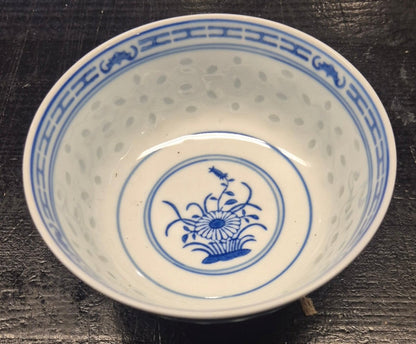 Jingdezhen blå‑hvite porselensskåler (5 små + 5 større) - BØR BØRSONS BRUKTHANDEL