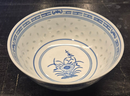 Jingdezhen blå‑hvite porselensskåler (5 små + 5 større) - BØR BØRSONS BRUKTHANDEL