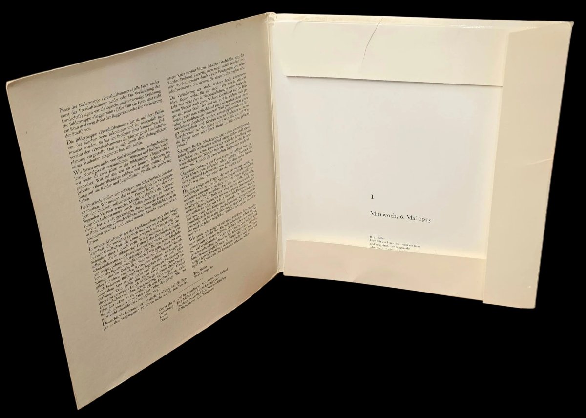 Jörg Müller: Die Veränderung der Stadt, bildemappe, 5. opplag 1980 - BØR BØRSONS BRUKTHANDEL
