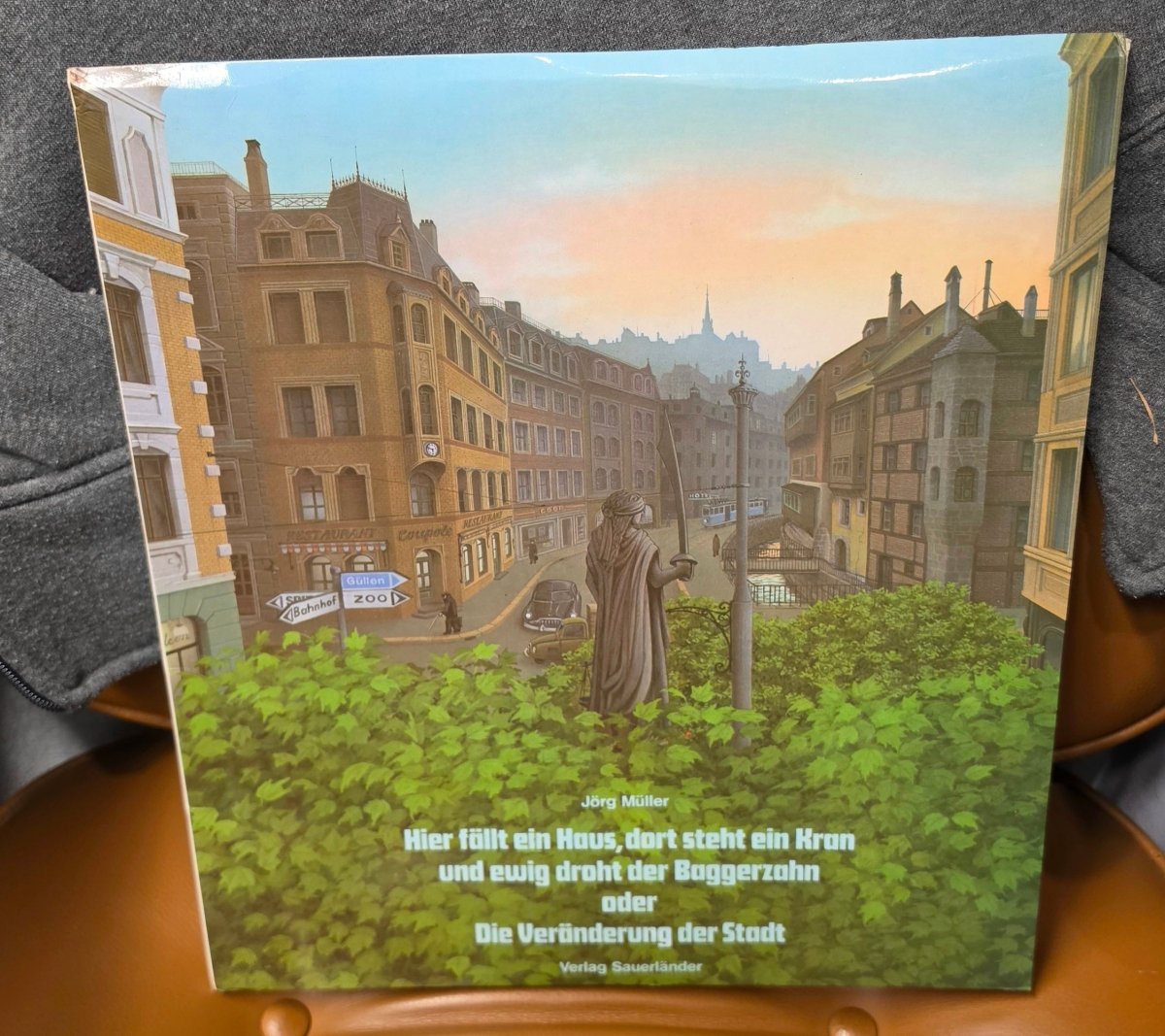 Jörg Müller: Die Veränderung der Stadt, bildemappe, 5. opplag 1980 - BØR BØRSONS BRUKTHANDEL
