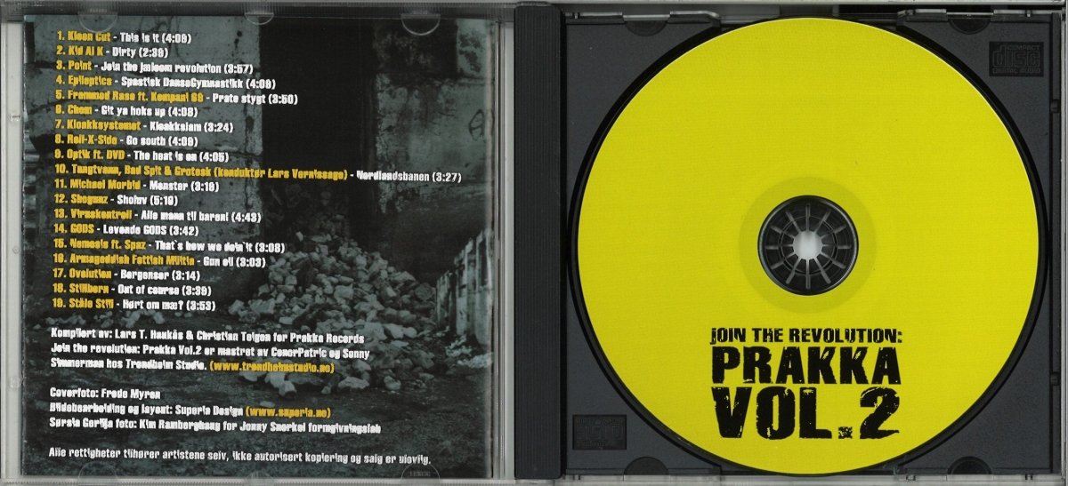 Join the revolution: PRAKKA vol.2 (2004) CD - BØR BØRSONS BRUKTHANDEL