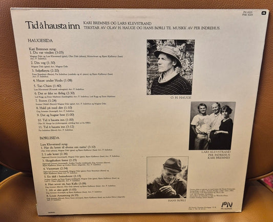 Kari Bremnes & Lars Klevstrand - Tid å hausta inn - BØR BØRSONS BRUKTHANDEL