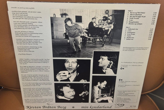 Kirsten Bråten Berg - Min Kvedarlund (Vinyl, 1988) - BØR BØRSONS BRUKTHANDEL