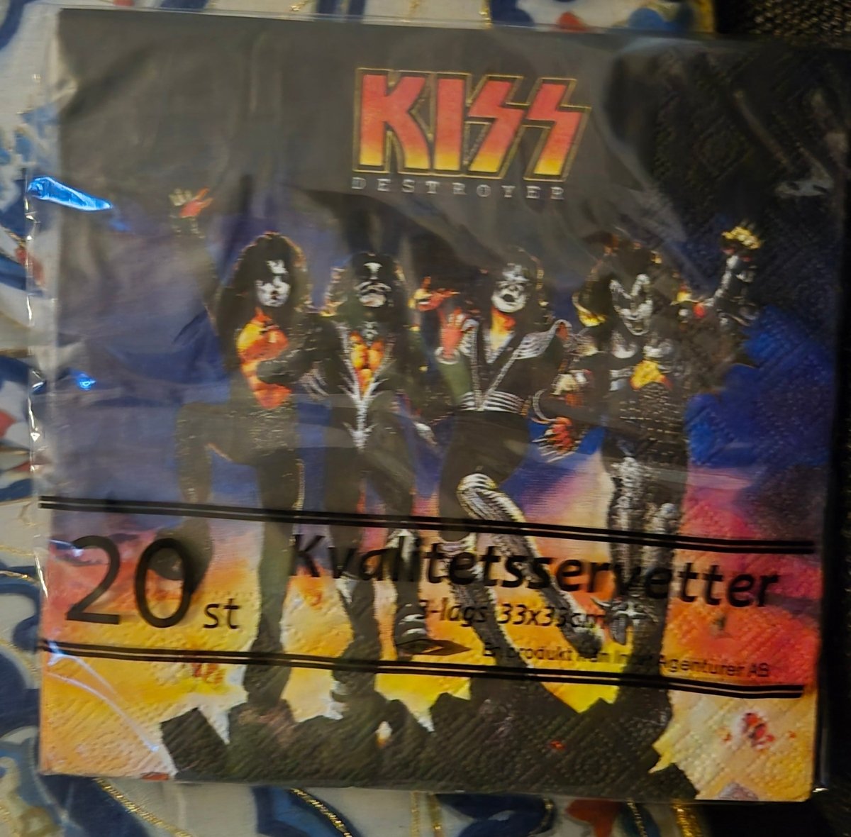 Kiss Servietter - BØR BØRSONS BRUKTHANDEL