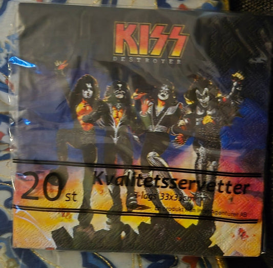 Kiss Servietter - BØR BØRSONS BRUKTHANDEL