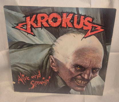 Krokus – Alive & Screamin' LP - BØR Børsons Brukthandel