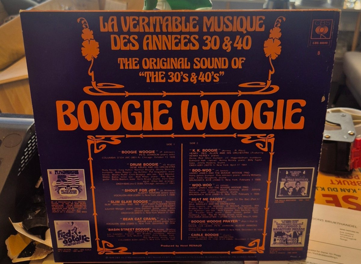 La Veritable Musique Des Annees 30 & 40 - Boogie Woogie (LP) - BØR BØRSONS BRUKTHANDEL
