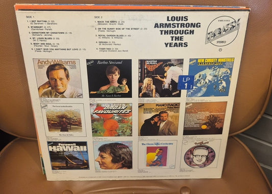 Louis Armstrong - Through the Years (LP, 1974) - BØR BØRSONS BRUKTHANDEL