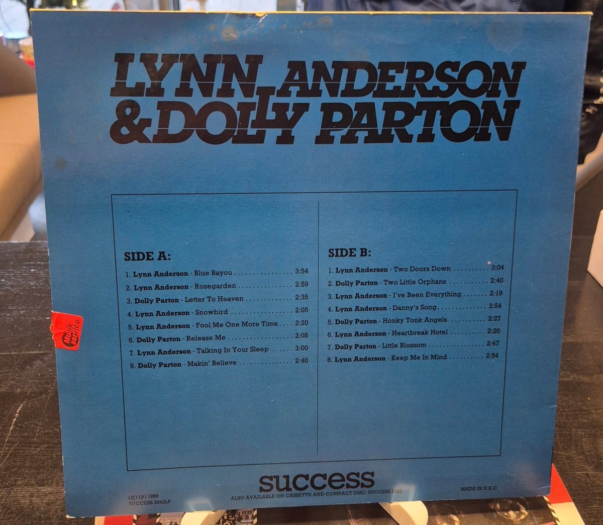 Lynn Anderson & Dolly Parton – Success - BØR BØRSONS BRUKTHANDEL