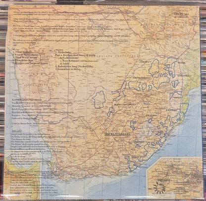 Manfred Mann's Earth Band Somewhere in Afrika LP baksiden