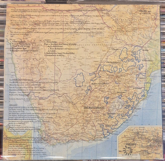Manfred Mann's Earth Band - Somewhere in Afrika LP (M=VG+) - BØR BØRSONS BRUKTHANDEL