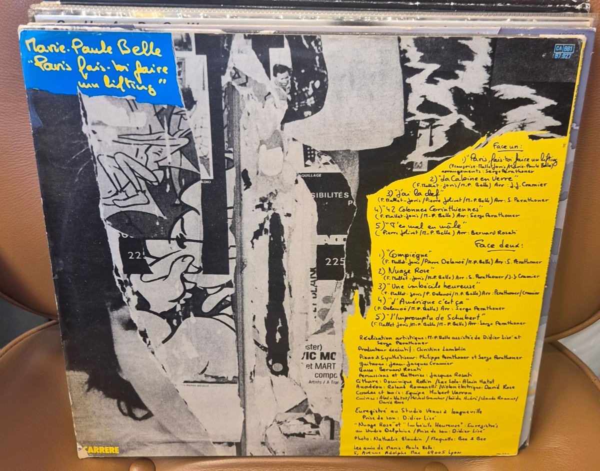 Marie - Paule Belle - Paris, fais - toi faire un lifting (LP) - BØR BØRSONS BRUKTHANDEL
