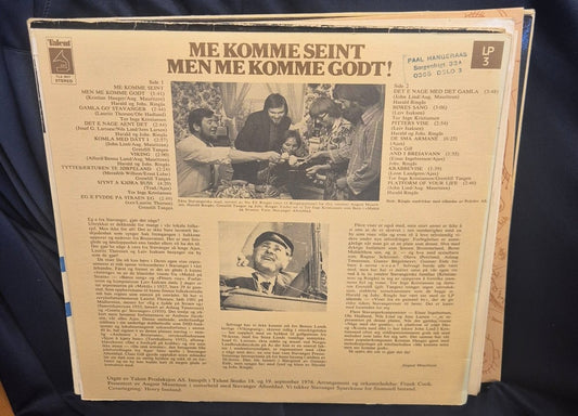 Me Komme Seint Men Me Komme Godt! - Stavangerviser Fra Vårt Eget Århundre - BØR BØRSONS BRUKTHANDEL