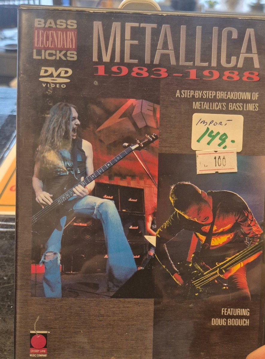 Metallica 1983 - 1988 Bass Legendary Licks - BØR BØRSONS BRUKTHANDEL