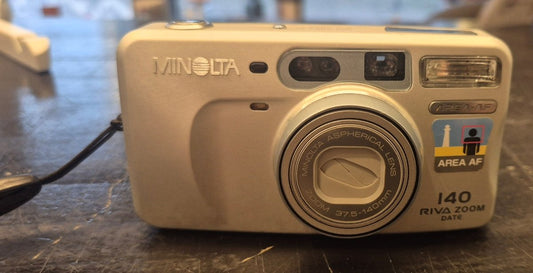 Minolta Riva Zoom 140 Date - BØR BØRSONS BRUKTHANDEL
