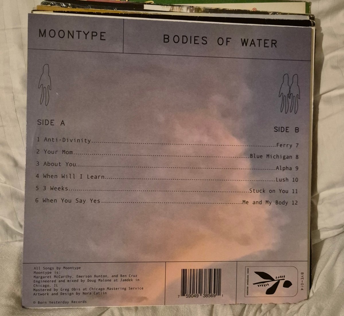 Moontype - Bodies Of Water (LP) - BØR BØRSONS BRUKTHANDEL
