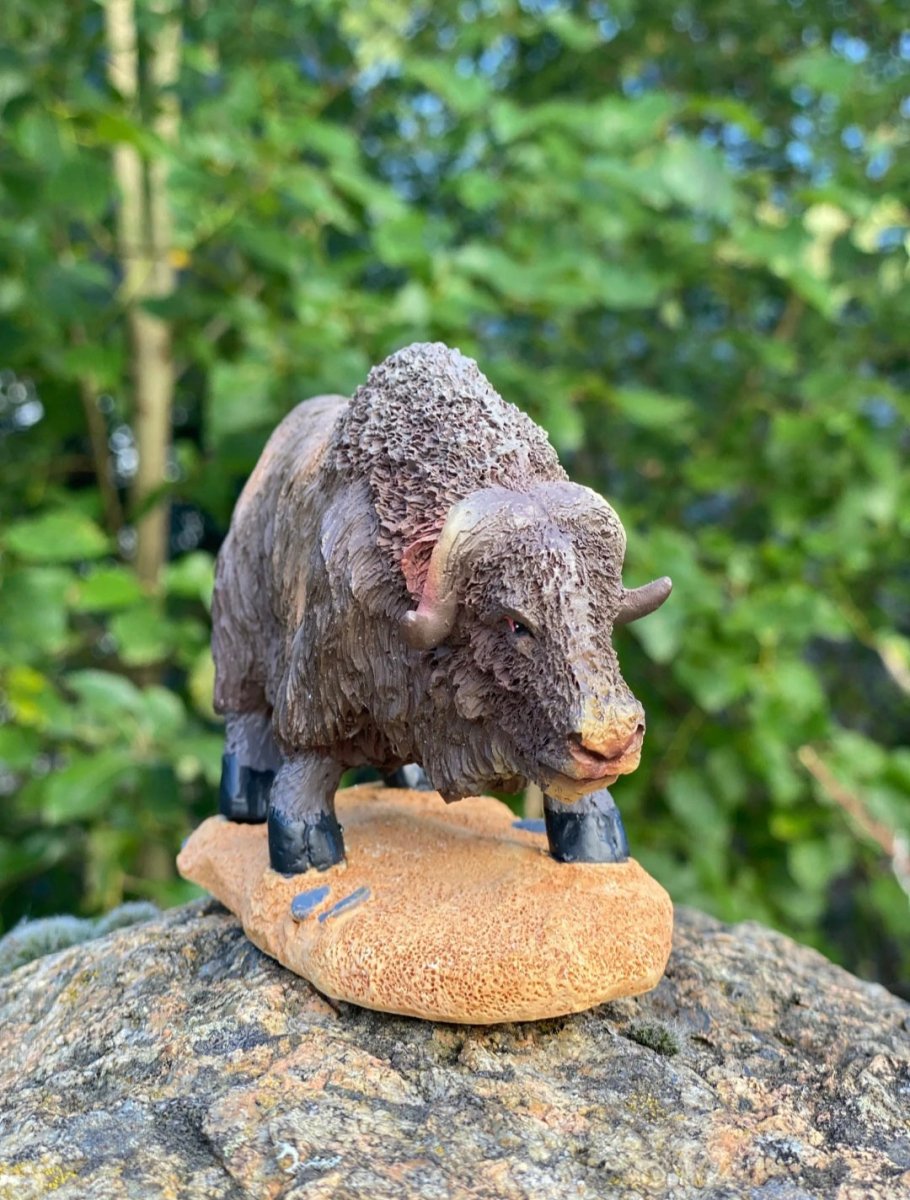 Moskus figur 10cm høy - BØR BØRSONS BRUKTHANDEL