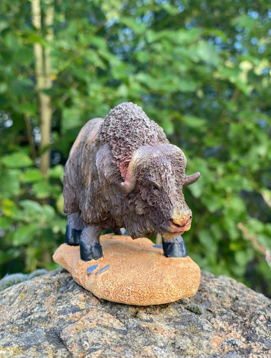 Moskus figur 10cm høy - BØR BØRSONS BRUKTHANDEL