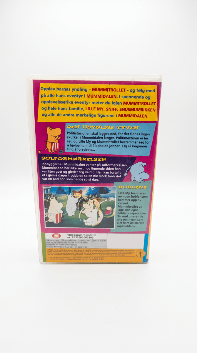 Mummitrollet og den usynlige tyven (VHS) - BØR BØRSONS BRUKTHANDEL