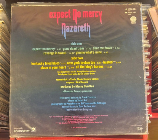 Nazareth - Expect No Mercy LP (VG/VG) - BØR BØRSONS BRUKTHANDEL