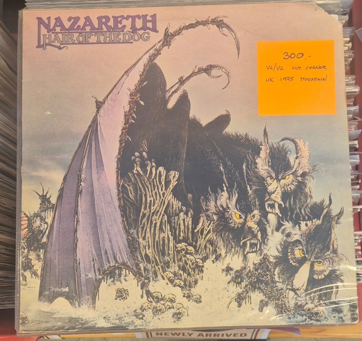 Nazareth – Hair of the Dog LP (VG/VG) UK 1975 - BØR BØRSONS BRUKTHANDEL