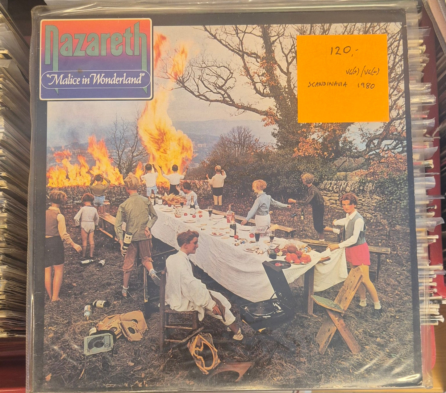 Nazareth Malice in Wonderland LP front cover