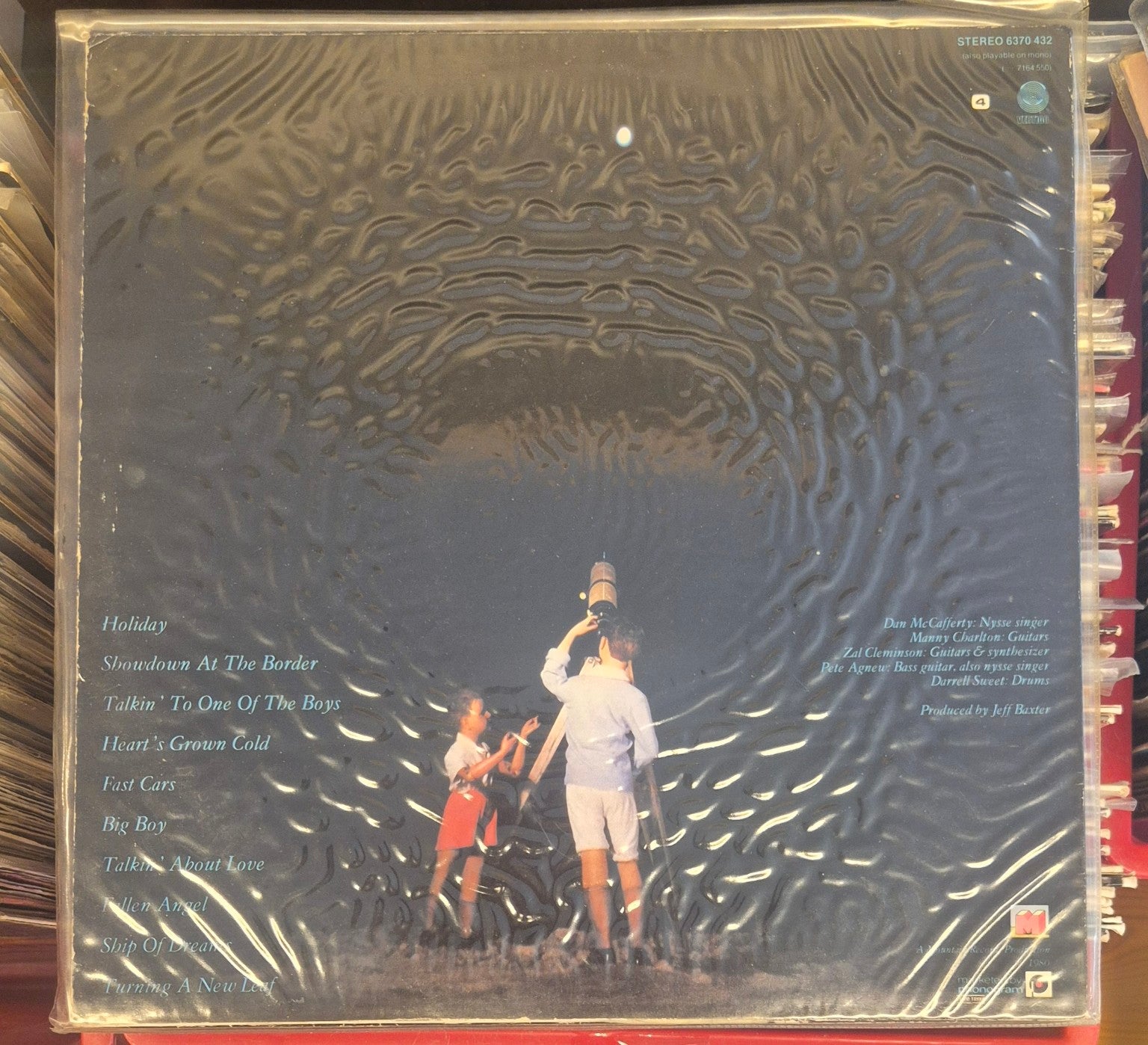 Nazareth Malice in Wonderland LP back cover