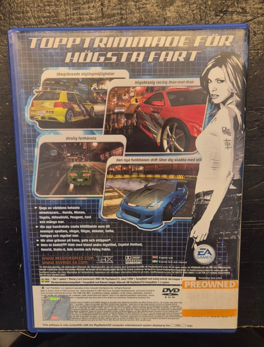 Need for Speed Underground (PS2) - BØR BØRSONS BRUKTHANDEL