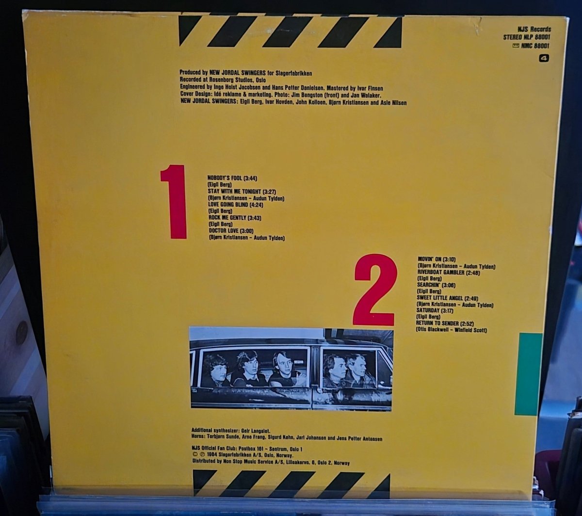 New Jordal Swingers – Movin' On (LP, 1984) - BØR BØRSONS BRUKTHANDEL