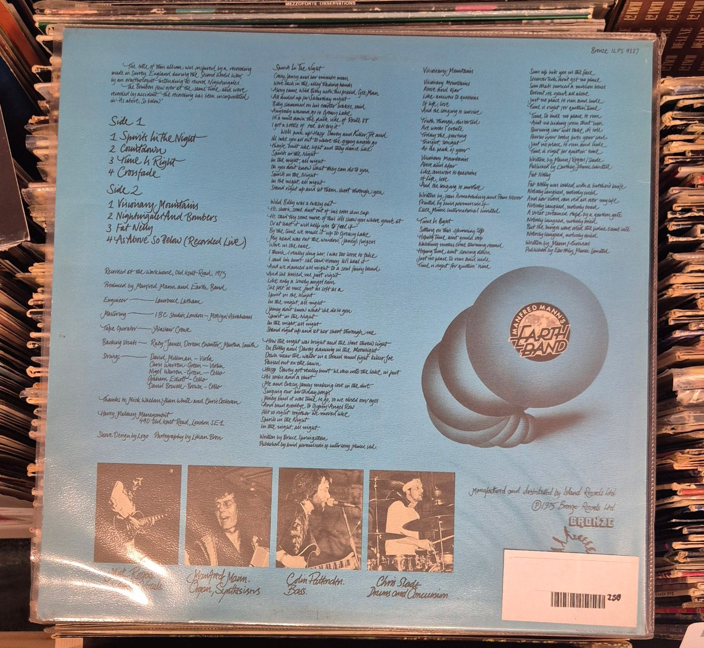 Bakside Manfred Mann's Earth Band Nightingales & Bombers