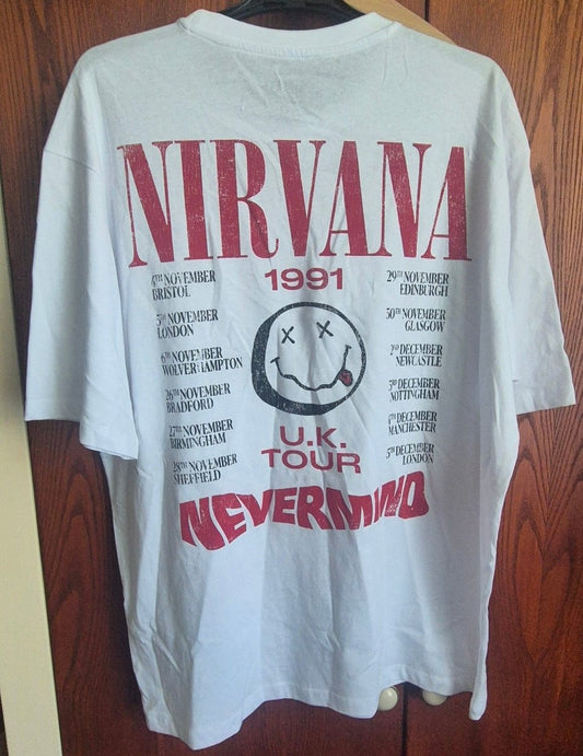 Nirvana 'Nevermind' U.K. Tour 1991 (NY T-skjorte) - BØR BØRSONS BRUKTHANDEL