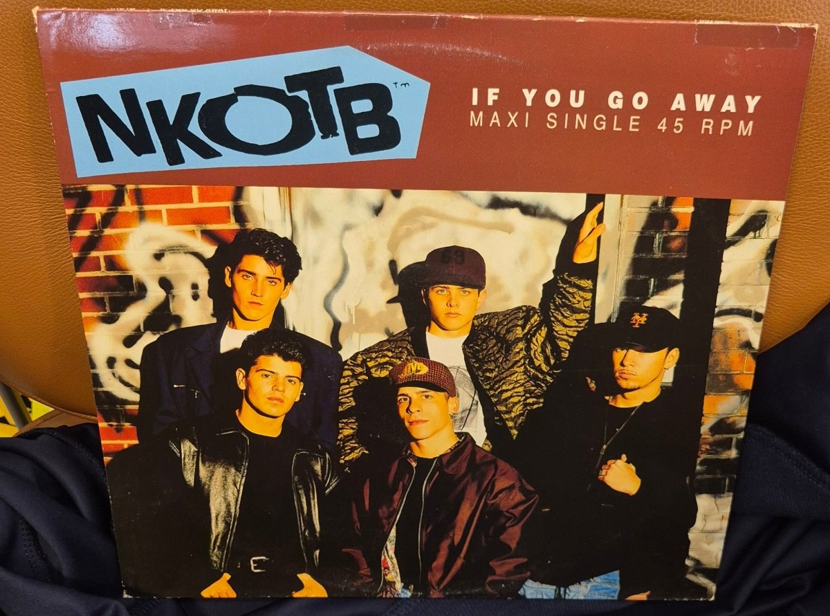 NKOTB - If You Go Away (Maxi Single 45 RPM) - BØR BØRSONS BRUKTHANDEL