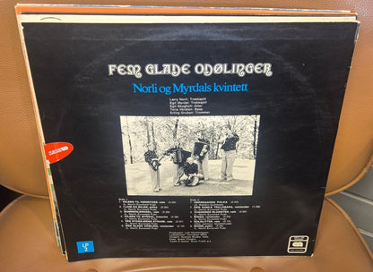 Norli og Myrdals kvintett - Fem glade Odølinger (LP) - BØR BØRSONS BRUKTHANDEL