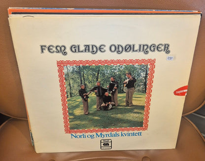 Norli og Myrdals kvintett - Fem glade Odølinger (LP) - BØR BØRSONS BRUKTHANDEL