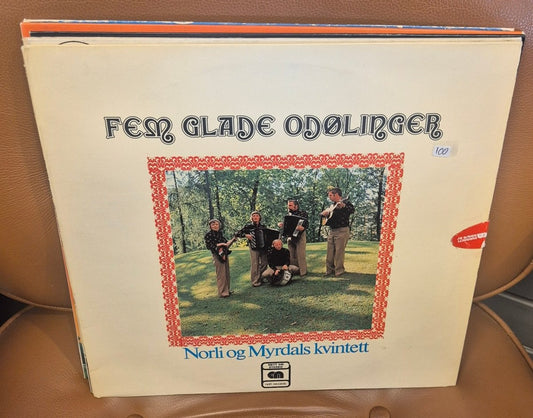 Norli og Myrdals kvintett - Fem glade Odølinger (LP) - BØR BØRSONS BRUKTHANDEL