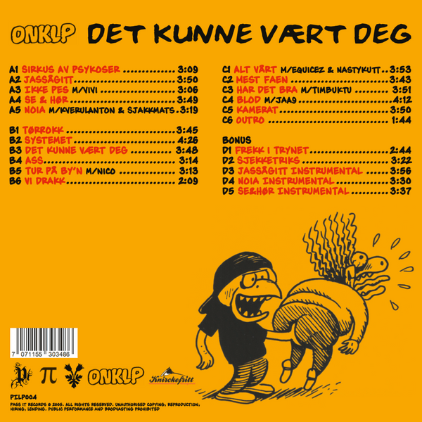 OnklP - Det kunne vært deg LP (NY) - BØR BØRSONS BRUKTHANDEL
