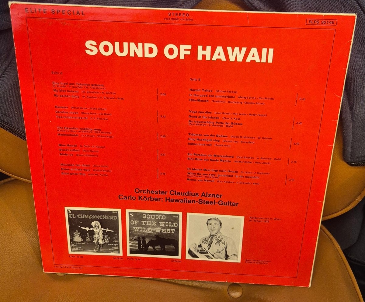 Orchester Claudius Alzner – Sound Of Hawaii (LP, 1972) - BØR BØRSONS BRUKTHANDEL