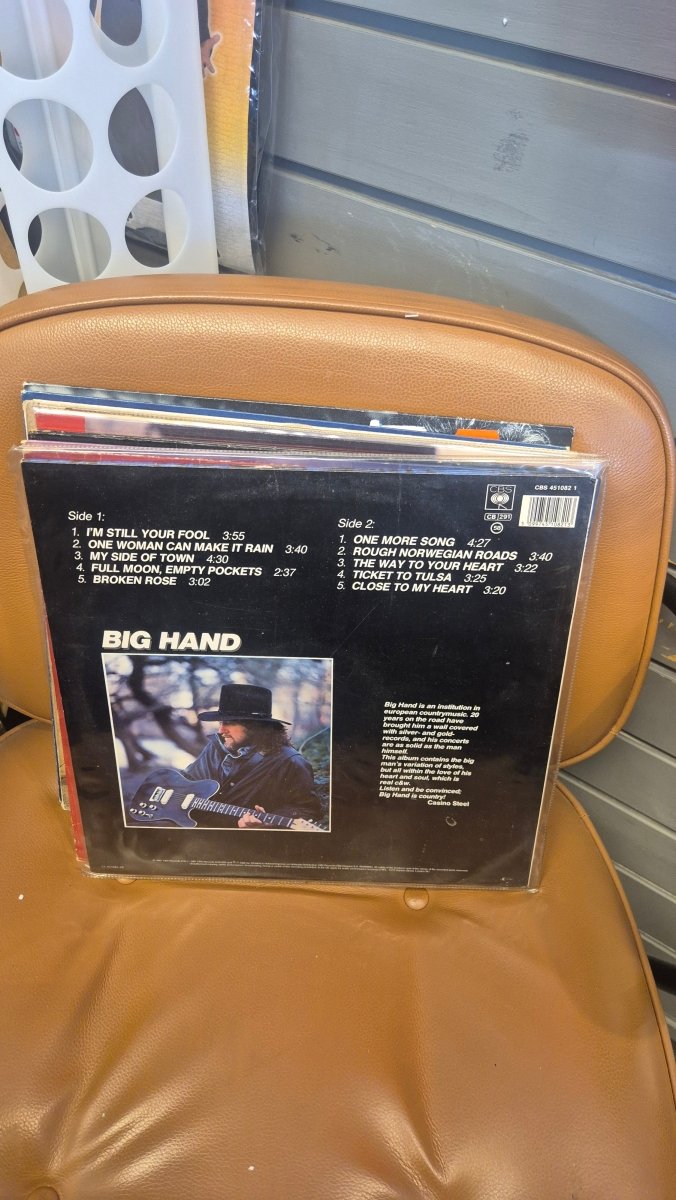 Ottar "Big Hand" Johansen – Big Hand (Vinyl LP) - BØR BØRSONS BRUKTHANDEL