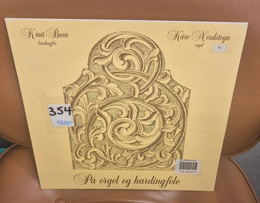 "På Orgel Og Hardingfele" (Vinyl LP) - Knut Buen & Kåre Nordstoga - BØR BØRSONS BRUKTHANDEL