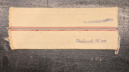 Parafinveke – Vintage tekstilveke med fargestripe - BØR BØRSONS BRUKTHANDEL