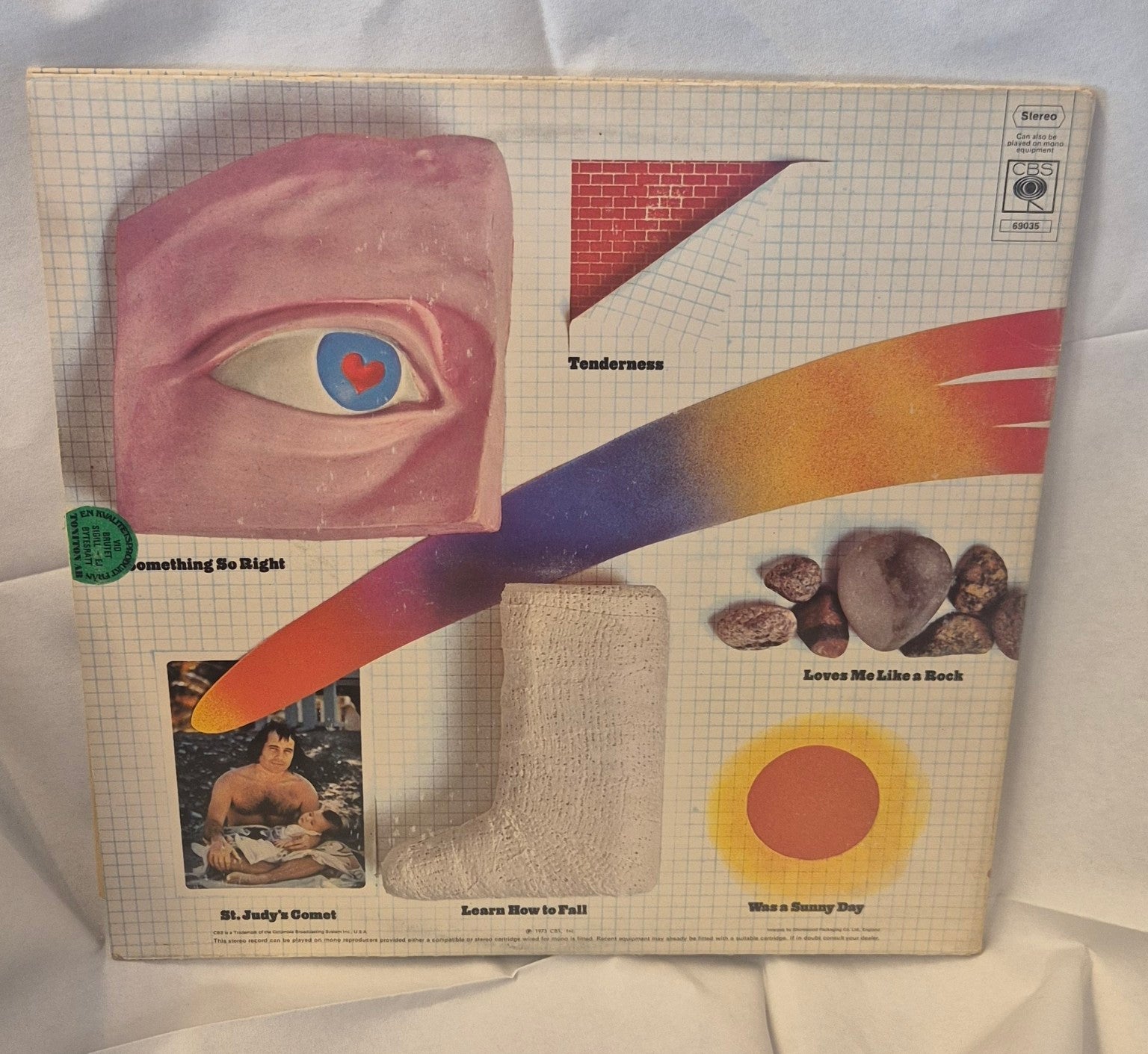 Paul Simon – There Goes Rhymin' Simon LP bakside