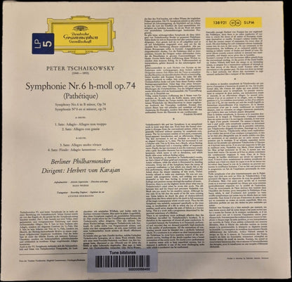 Peter Tschaikowsky - Symfonie Nr. 6 h-moll »Pathetique« LP (M=NM) - BØR BØRSONS BRUKTHANDEL